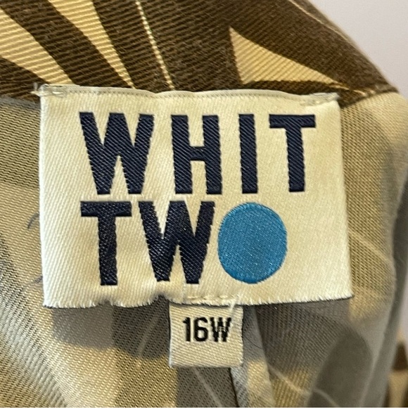 WHIT TWO Linen Cropped Wide-Leg Pants 16W - Picture 11 of 13